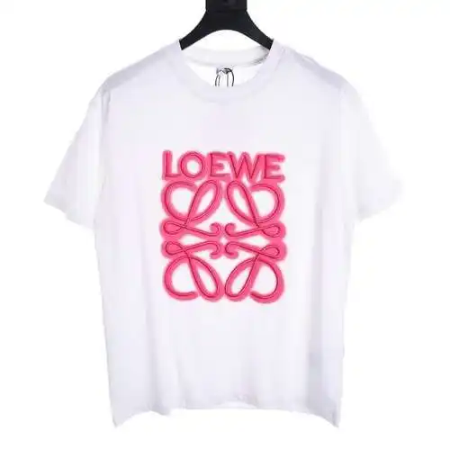 LE neon embroidered fluorescent pink short sleeves