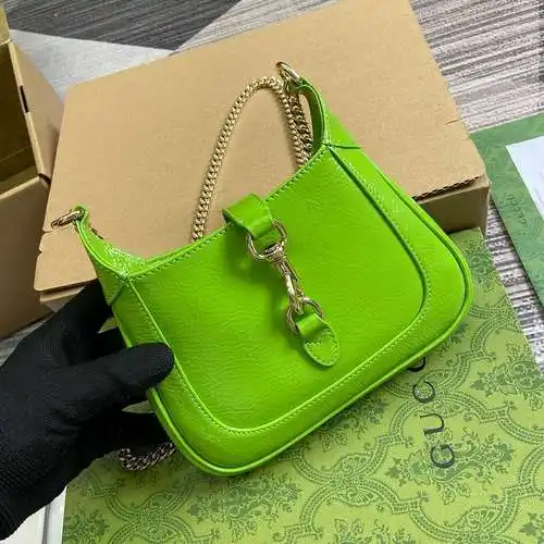 Bolso de cadena Bolso de mujer GG Bolso bandolera GG Hecho de cuero original superior importado Vers