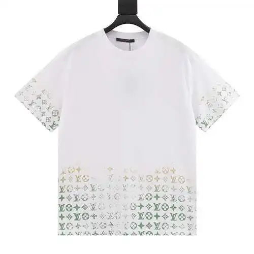 1V MONOGRAM presbyopic gradient short-sleeved T-shirt