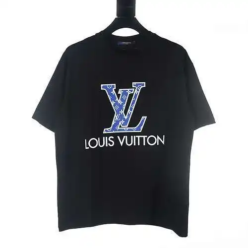 LV presbyopic letter print short-sleeved T-shirt