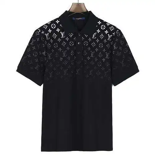 LV/Louis Vuitton 24SS Polo Lapel Short Sleeve Knit