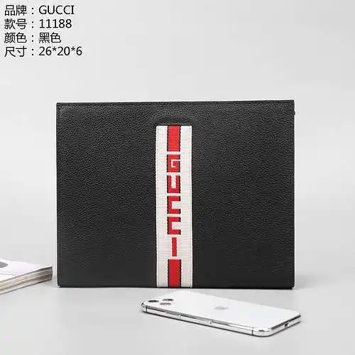 Bolso de mano Bolso de hombre GG Bolso bandolera GG Hecho de piel de vacuno única original importada