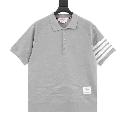 TB water ripple waffle polo shirt