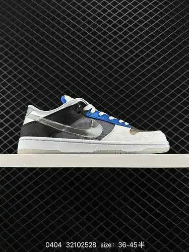 4 Zapatillas de skate Nike Nike Dunk Low para hombre y mujer Zapatillas de deporte retro clásicas. H