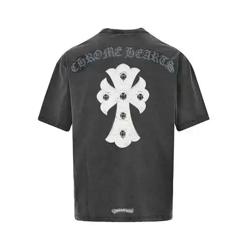 CH/Cro Heart 24FW text button one-frame short sleeves