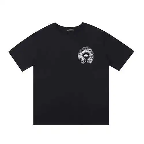 CH Crow Heart Blurred Ghost Foam Printed Short Sleeves