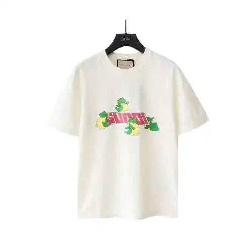 GC Gucci 24ss Year of the Dragon Limited Four Little Dragons Short Sleeve T-shirt