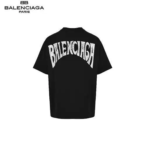 BLCG/Balenciaga back graffiti short sleeves