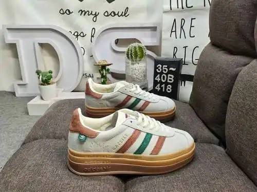 418DAdidas Originals Gazelle Bold W trébol suela gruesa de tres capas zapatillas deportivas informal