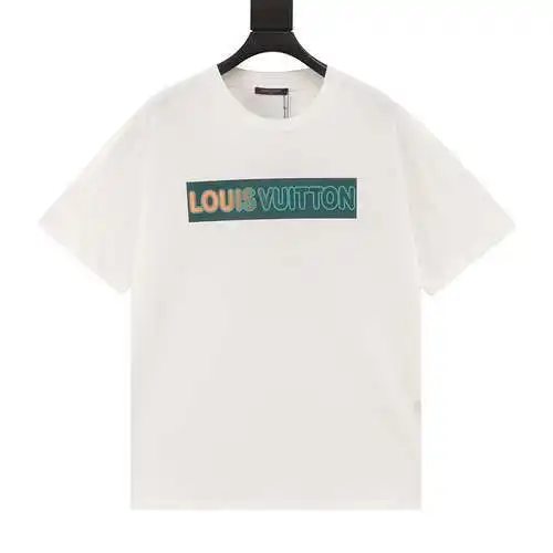 1V round neck printed T-shirt short sleeves