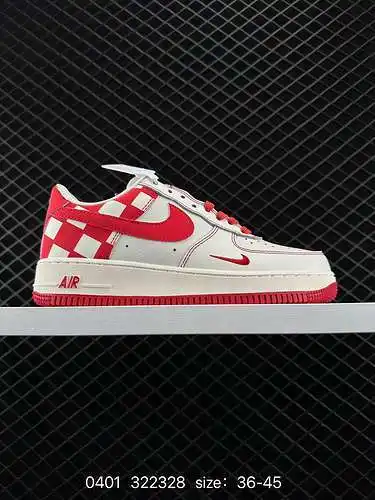 4 Nike Air Force Low Air Force 1 AF zapatillas deportivas informales, versátiles y de caña baja. La 