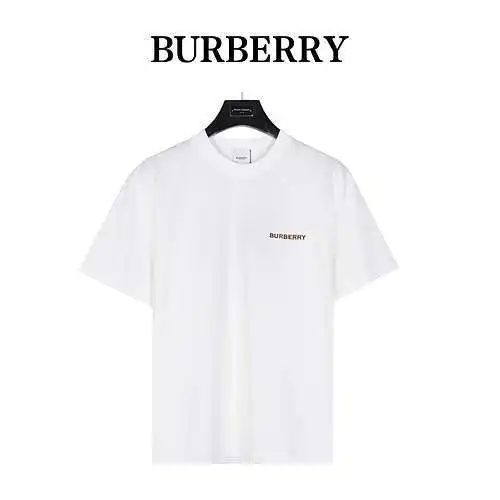 BBR Burberry classic B letter embroidered short sleeves