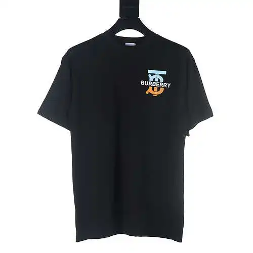 Burberry BBR laminated BT letter short-sleeved T-shirt
