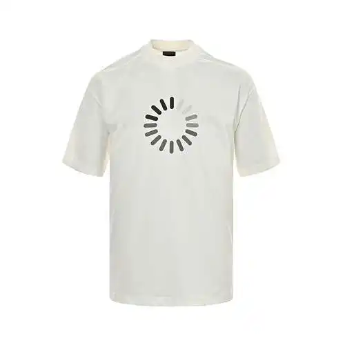 BLCG/Balenciaga 23ss network loaded 404 printed short sleeves