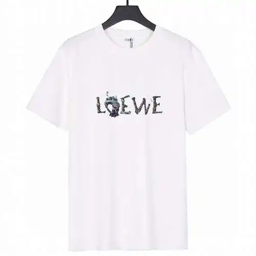 LE Loewe 24ss co-branded Howl’s Moving Castle printed short-sleeved shirt