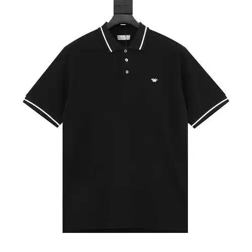 CD Little Bee Embroidered LOGO Short Sleeve POLO Shirt