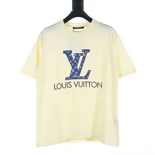 LV presbyopic letter print short-sleeved T-shirt