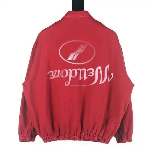 We11*Done 23Fw letter print denim jacket