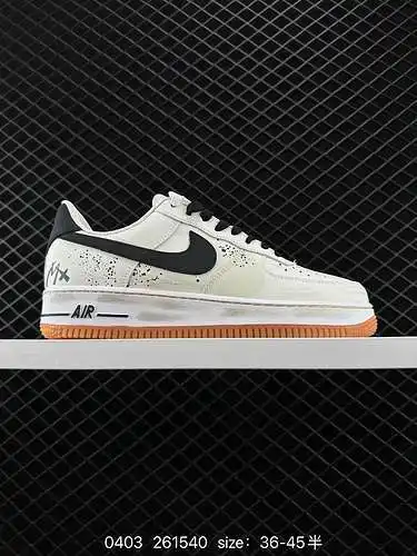 2 Nike Air Force Low Air Force 1 zapatillas deportivas informales, versátiles y de caña baja. La com