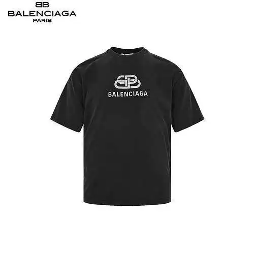 BLCG/Balenciaga&Adidas mirror embroidered short sleeves