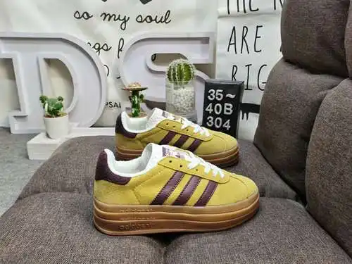 304DAdidas Originals Gazelle Bold W trébol suela gruesa de tres capas zapatillas deportivas informal