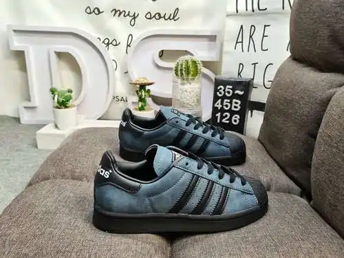 126DAdidas clover Originals Superstar shell toe zapatos deportivos casuales clásicos para todo fósfo