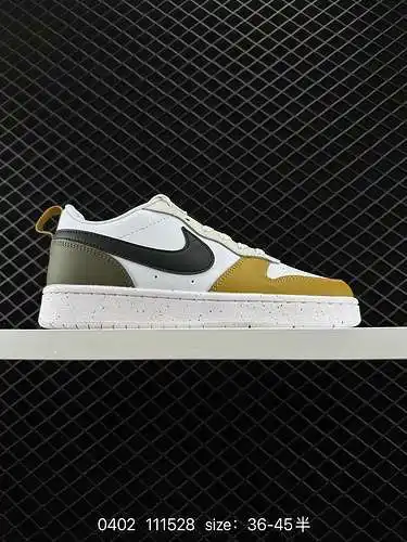 4 Calzado deportivo informal, transpirable, versátil y de caña baja Nike Court Borough, diseño clási