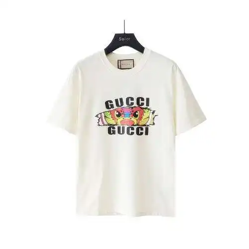 GC Gucci 24ss Year of the Dragon Limited Edition Dragon’s Gaze Print Short Sleeve