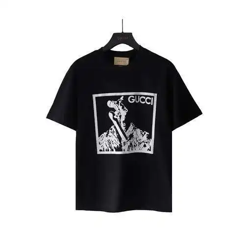 GC/Gucci Snow Mountain Leap Sliding Printed Short Sleeves