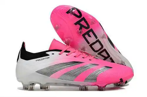 (Llegó) Zapatos de fútbol Adidas Falcon Essence totalmente tejidos de caña alta FG con cordones PRED
