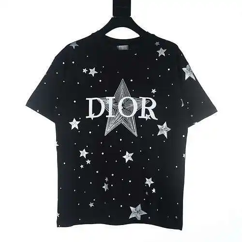 Dior CD star print short-sleeved T-shirt