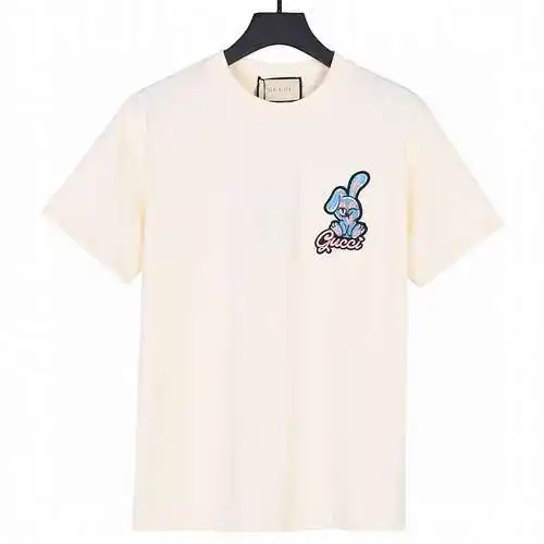 GC/Gucci 24ss spring and summer Get lt capsule series illustrator joint model embroidered short slee