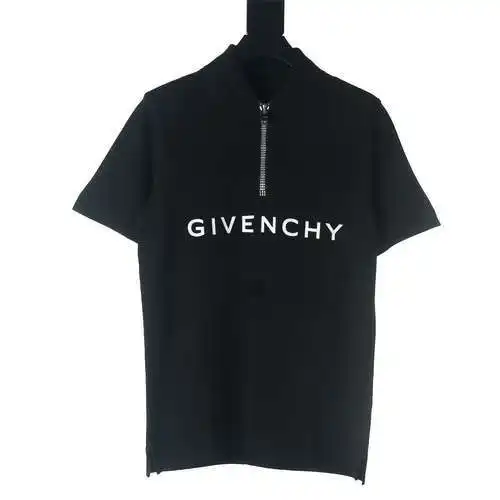 Givenchy GFC 23SS half-zip short-sleeved Polo shirt