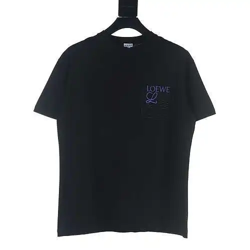 LE/Loewei pocket embroidered LOGO short-sleeved T-shirt
