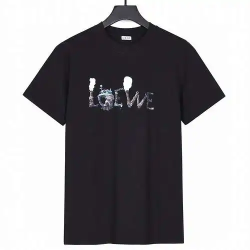 LE Loewe 24ss co-branded Howl’s Moving Castle printed short-sleeved shirt