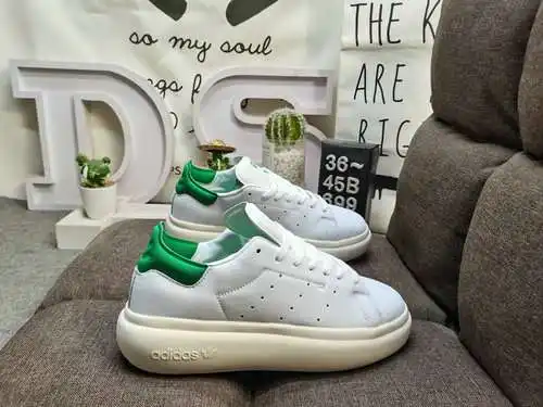 699DAdidas/ Adidas Originals Stan Smith flor verde Smith fondo grueso Adidas Originals Stan Smith fl