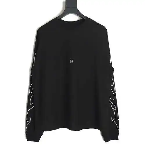 GVC Givenchy 24SS Year of the Dragon limited waffle long-sleeved T-shirt