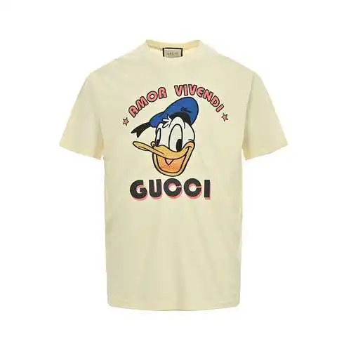 GC/Gucci 22ss Donald Duck embroidered short sleeves