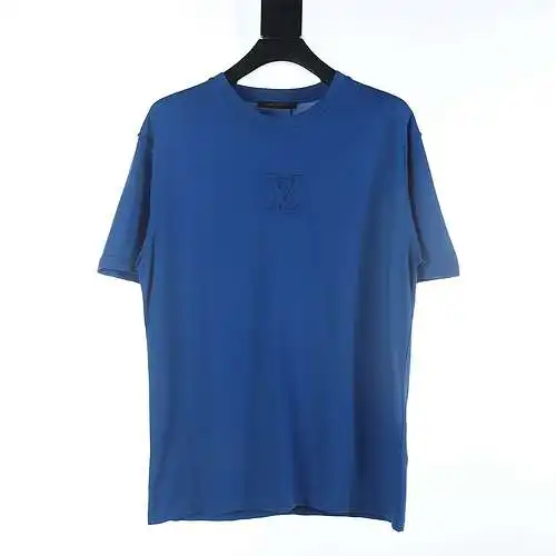 LV three-dimensional embossed short-sleeved T-shirt
