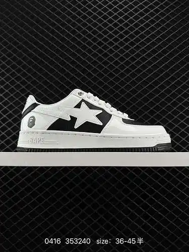 2 La marca japonesa de moda Harajuku A Bathing Ape BAPE Sk8 Sta Low SK8 serie deportiva informal de 