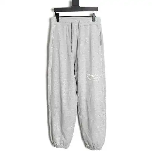 GC Gucci 24SS embroidered lettering trousers