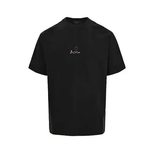 BLCG/Balenciaga 24ss Valentine's Day Love Embroidered Short Sleeve