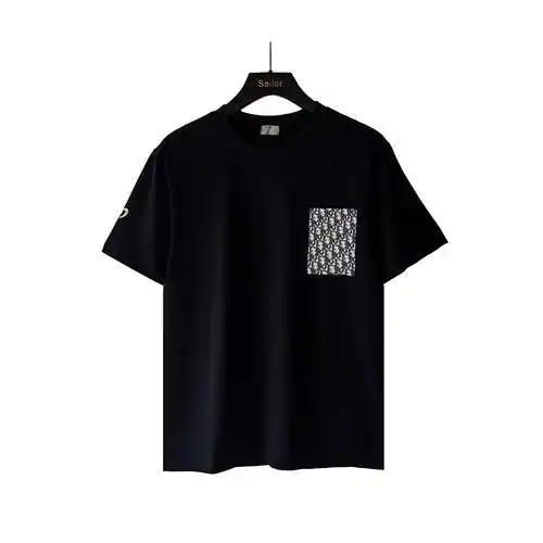 CD Dior 24SS logo patch bag➕embroidered logo short-sleeved T-shirt