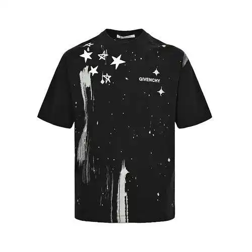 GVC/Givenchy star letter printed short sleeves