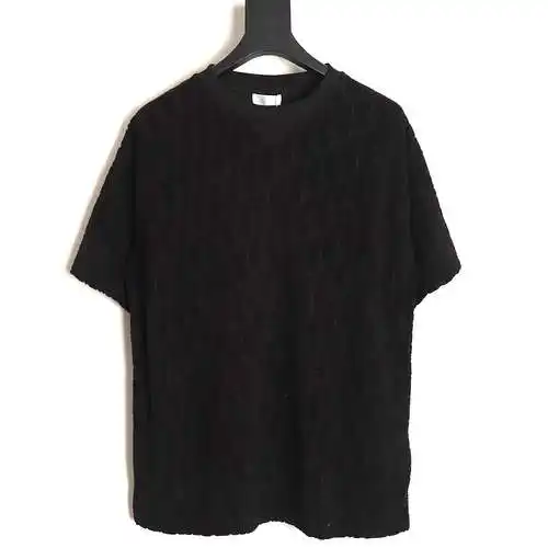 CD Dior 24SS all-over printed jacquard terry short-sleeved T-shirt