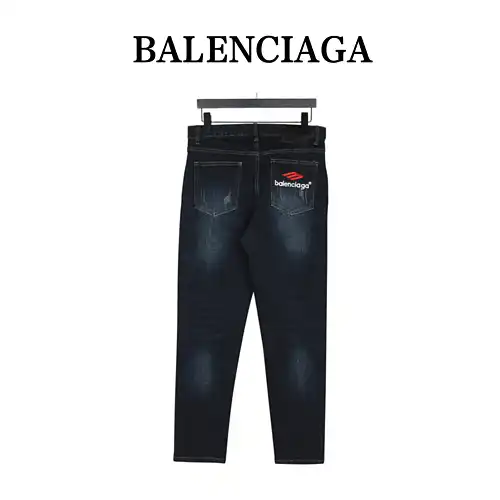 BLCG/Balenciaga 3M embroidered logo jeans