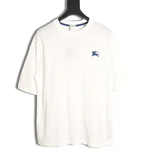 BBR Burberry 24SS embroidered war horse short-sleeved T-shirt
