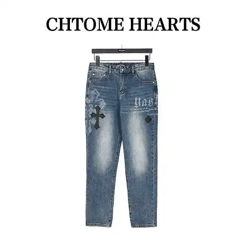 CH/Cro Heart Classic Cross Denim Trousers