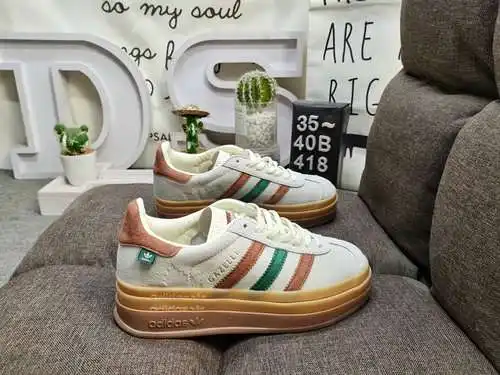 418DAdidas Originals Gazelle Bold W trébol suela gruesa de tres capas zapatillas deportivas informal