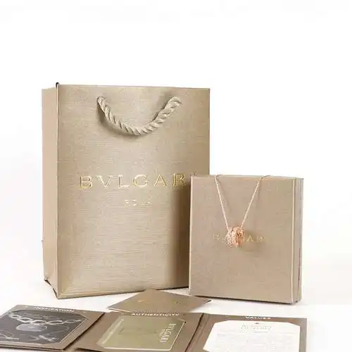 Bvlgari full diamond necklace series, our store’s exclusive real shot!
